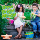 Blue Kids Gardening Tools - Includes Sturdy Tote Bag, Watering Can, Gloves, Shovels, Rake, and Delightful Children's Book - Kids Garden Tool Set -Easter Gifts for Toddler Age on up.