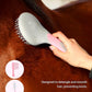 Harrison Howard Horse Grooming Kit 11-Piece Equine Care Series Horse Brush Sets with Organizer Tote Bag Tack Room Supplies Shedding Grooming Massaging Tools Pink Brushstroke Ponies