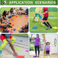 Spot Markers 9 Inch Non Slip Rubber Floor Markers Flat Field Cones Poly Dots for Soccer Basketball Sports Speed Agility Training and Drills