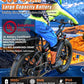 W Wallke 2025 X3 ProMax MAX Folding Dual Motor Electric Bike, 48V 44Ah/22Ah Long Range Adults Ebike, 26" Fat Tire All Terrian Full Suspension 31-34 MPH Fast E-Bike, 7-Speed Mountain e Bicycle, UL2849