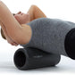 MICRODRY Deluxe Fitness Foam Back Roller for Muscle Relief, Roller for Yoga, Stretching, Deep Tissue Firm Massage & Trigger Point Release, Exercise Workout at Home or Gym, 13x5.3", Dark Grey