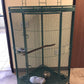 New Corner Open Playtop Parrot Bird Cage - 36” X 25” X 61”H - 4 Colors Available (Green Vein)