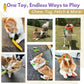 3PCS Mixed Color Woven Pet Rope Toys (Yellow, Green, Orange), Chew Toys for Dogs & Cats, Safe & Durable Braided Rope Toys for Pets