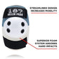 187 KILLER PADS Knee Pads, Elbow Pads Combo Pack, Stone Blue, Large/X-Large