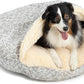 Snoozer Luxury Cozy Cave Pet Bed, Wag Collection, Extra Large - Ramey Gray