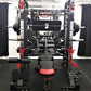MiM USA Hercules EX, Commercial All in One Gym Machine w/400 lb Weight Stack, Adj Bench, Jammer Arms, Leg Press, Leg Extension, Arm Curl, LAT Seat & Complete Attachment