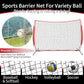 7x7/16x10/20x10ft Ball Backstop Net,Fix Ball Stop Net by 4 Spike&2 Sandbag,Sports Net Barrier with Handbag,Lacrosse Net Backstop for Softball,Basketball,Hockey Train,Baseball Net Barrier for Backyard