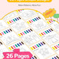 TECJOE Paint with Water Coloring Books for Toddlers, Princess Series Watercolor Set with 3 Brushes, Mess Free Painting Activity for Kids Ages 4 5 6 7 8, Arts & Crafts Toy