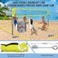 2025 Outdoor Professional Volleyball Net Set for Backyard Beach with Tetoron Net, Adjustable 2" Aluminum Poles, PU Volleyball,Carry Bag - Easy Setup & Anti-Sagg with 2 Tension Adjusters