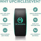 UpCircleSeven Yoga Wheel Set - Strongest & Most Comfortable Yoga Prop Wheel, 3 Pack for Back Pain and Stretching (12, 10, 6 inch)