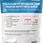 Dog Breath Freshener Powder for Water – Cat & Dog Dental Care Water Additive, Natural Plaque & Tartar Remover, Bad Breath Eliminator, Easy No-Brush Oral Hygiene – 45 Servings, Vet Recommended