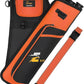SUNYA Archery Hip Quiver for Arrows. Includes 3 Tubes Arrow Holder, Accessories Pockets and Waist Belt. Fit for Compound and Recurve Bow Practice.