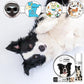 The Blissful Dog Border Collie Nose Butter for Dry, Cracked Skin, Lick-Safe Dog Nose Balm with Moisturizing Shea Butter, Almond, Olive, and Essential Oils, Pet Supplies, Uncented, 0.50 oz.