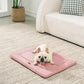 MADE 4 PETS Dog Crate Pad Bed for Small Dogs, Washable & Reversible, Anti-Slip Kennel Mat for Cozy Sleeping, Soft Fluffy Dog Bed for Indoor & Outdoor Use, 24"x18", Pink