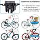 Ownpets Dog Bike Basket Foldable Pet Carrier, Dog Car Booster Seat with Mesh Windows, Adjustable Shoulder Bag Portable Breathable Bicycle Basket Bag for Dogs and Cats