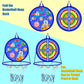 2 in 1 Basketball Hoop and Dart Board, 14" Dart Board for Kids, Basketball Hoop for Kids Toddlers, Sports & Outdoor Play, Birthday Gift Toys for 3 4 5 6 7 8 9 10 Year Old Boys Girls Kids, Party Favors