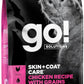 Go! Solutions Skin + Coat Care, Dry Cat Food, Chicken Recipe with Grains, 8 lb Bag