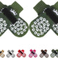 EXPAWLORER Anti Slip Dog Socks to Prevent Licking Paws, Shoes for Hot Pavement, Dog Booties for Small Medium Large Senior Dogs, Traction Control Boots & Paw Protectors for Hardwood Floors ArmyGreen