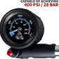 BV Mini Bike Pump Portable Frame Pump, Shock Pump for Bike Shock, Air Ball Pump Inflator with Ball Pump Needles, Mini Pump Fits Presta & Schrader- Smart Valve