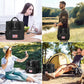 Maelstrom Tactical Lunch Box for Men, 23L Insulated Lunch Bag, Expandable Double Deck Cooler Bag, Lightweight Leakproof Tote Bag With Side Tissue Pocket, Suit For Men and Women, Black
