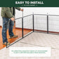 FXW Rollick Unleashed Dog Playpen for Indoor, Yard, RV Camping, 50 inch 32 Panels for Large Dogs, Black│Patented
