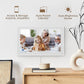 Digital Calendar 15.6" Chore Chart – 1080P Full HD Interactive Touchscreen, Smart Family Planner, Hearth Display Digital Wall & Desk Mountable for Seamless Scheduling