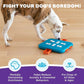 Outward Hound by Nina Ottosson Dog Casino Treat Puzzle Enrichment Toy, Level 3 Advanced, Turquoise
