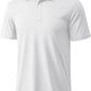 MAGCOMSEN Men's Polo Shirts 3 Buttons Casual Work T Shirts Quick Dry Short Sleeve Golf Shirt Pique Jersey Outdoor Performance