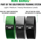 GolfForever Mini Bands Proven by Golfer Scottie Scheffler | Golf Training Premium Fitness Bands | Premium Golf Training Aid to Improve Strength Flexibility & Swing Posture | 3 Resistance Levels | 3pcs