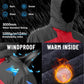 TACVASEN Winter Jacket Men's Water-Resistant Fleece Jacket Snow Ski Jacket Military Tactical Jacket Coat Parka Hood Raincoat