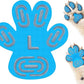 Non-Slip Dog Paw Protector Pads for Senior Dogs, Dog Paw Adhesive Pads on Hardwood Floor,Senior Pets Essentials with Strong Traction,Puppy Grippers,Blue,12 Sets 48 pc L