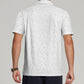 Golf Shirts for Men - Moisture Wicking Short Sleeve Performance Sport Casual Striped Collared Mens Polo Shirt