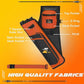 SUNYA Archery Hip Quiver for Arrows. Includes 3 Tubes Arrow Holder, Accessories Pockets and Waist Belt. Fit for Compound and Recurve Bow Practice.