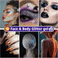 Dmsky 14 Colors Body Glitter,Face Glitter Makeup for Kids Women,Sparkly Chunky Hair Glitter for Eye Lip Hair Nails,Mardi Gras Glitter Makeup Face Paint,Singer Concerts Disco Rave Festival Accessories