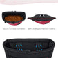 Gobeigo Dog Treat Pouch and Training Clicker, Upgrade Two Magnetic Closure to Prevent Spills, 2 Cup Treat Bag with Poop Bag Dispenser, Metal Clip Waist Belt Fanny Pack for Pet Walking(Black/Red)