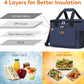 Lifewit Large Lunch Bag Insulated Lunch Box Soft Cooler Cooling Tote for Adult Men Women, Dark Blue 40-Can (24L)