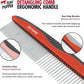 Tuff Pupper Dog Grooming Comb Set | Easily & Safely Remove Dead, Matted Knotted Hair | Ergonomic Pet Detangling Combs | No-Slip Safety Handle For Precision Control | Rounded Tips Prevent Scratching