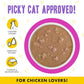 Weruva B.F.F. OMG - Best Feline Friend Oh My Gravy!, Chicken & Duck Dream Team with Chicken & Duck in Gravy, 5.5oz Can (Pack of 8)