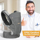 Baby Carrier Newborn to Toddlers - Ergonomic Adjustable Soft Breathable Comfort Infant Carrier for 7-35lbs, Enhanced Support, Easier to Wear (Grey)