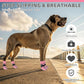 KOOLTAIL Dog Socks for Hot Pavement, Summer Breathable Dog Socks to Prevent Licking Paws, Non Slip Pet Boots & Paw Protectors for Hardwood Floor,Grippy Shoes for Small Medium Large Senior Dogs,Pink XL