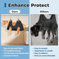 Pet Grooming Hammock for Cats & Dogs, Breathable Mesh Dog Hanging Harness for Nail Trimming, Grooming, Bathing Includes S Hooks, Comfortable Dog Grooming Harness (Black)