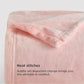 Bedsure Fleece Blanket Twin Blanket Pink - 300GSM Soft Lightweight Plush Cozy Twin XL Blankets for Bed, Sofa, Couch, Travel, Camping, 66 inch X 90 inch