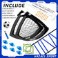 Kids Soccer Goal for Backyard, 6x4 9x5 FT Portable Soccer Nets Pop Up with Ball, Agility Ladder, Cones, Target & Carry Bag for Toddler Youth Outdoor Indoor Training Practice Sports Games Play
