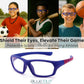 BLUE CUT Sports Protection Goggles, Anti-Fog Lenses Safety Glasses for Basketball, Pickleball and All Outdoor Sports