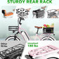 2 Seater Electric Bike, 48V 20AH(𝟗𝟔𝟎𝐖𝐇) Large Removable Battery, 𝟏𝟑𝟎𝟎𝐖 Peak Motor, 20"x 4.0" Fat Tire Ebike for Adults, 80+Miles Max,30+MPH, City Couple E Bike for All Terrain