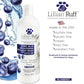 Lillian Ruff PRO Formula Berry Blue Brightening Dog Shampoo + Blueberry Waterless Dog Shampoo - Professional Whitening, Tear Stain Remover & No-Rinse Hydrating Odor Control, Aloe+Coconut Oil, USA Made