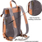 The Pinot Wine Bag, Insulated Bottle Holder Backpack For Travelling, Outings and Festivals, Leather Back With Padded Faux Fleece Interior & Corkscrew by Primeware Inc.