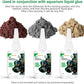 Cotton Wool for Aquascape- Gap Filler Cotton for Rocks & Wood | Aquarium Safe Bonding Material | Secure Adhesive Helper (Brownish red(Driftwood Color))