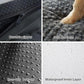 BFPETHOME Extra Large Orthopedic Dog Bed, L-Shaped Pet Bed for Dogs up to 100 lbs, Waterproof, Removable Washable Cover, Non-Slip Base, 48 x 35 x 7.5 inches, Dark Grey