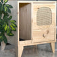Cat Litter Box | Hidden Litter Box Furniture with Removable Divider | Wooden Cat Washroom Furniture | Indoor Cats House (Natural)